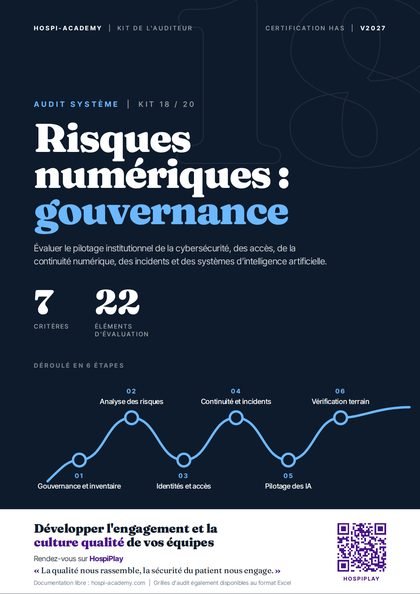 Kit 18 : Audit système · Risques numériques : gouvernance