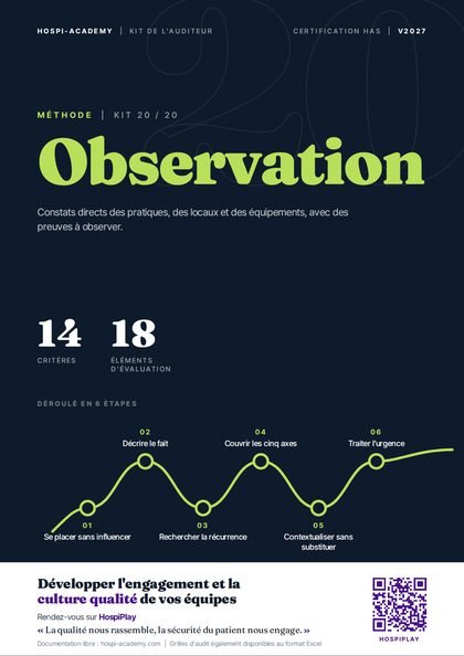 Kit 20 : Observation