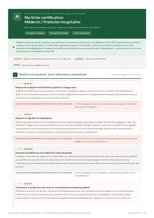 Fiche repères Médecin